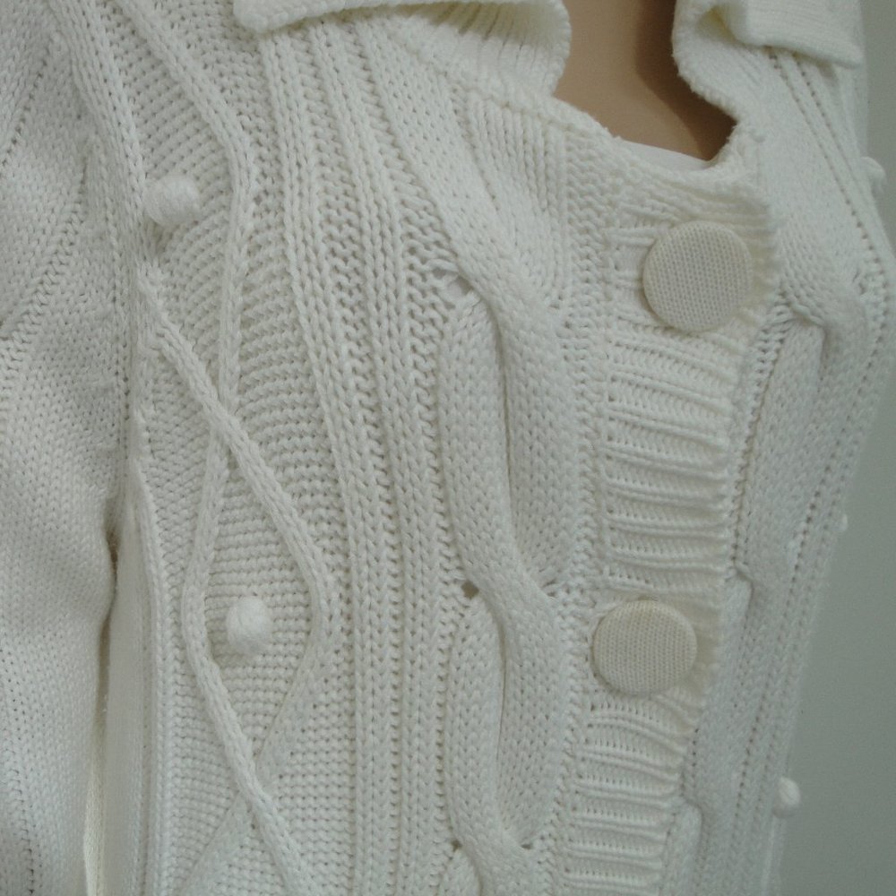 Long White Sweater - Picture 2 of 7